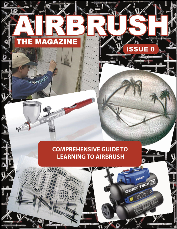 airbrush magazine cover issue 0