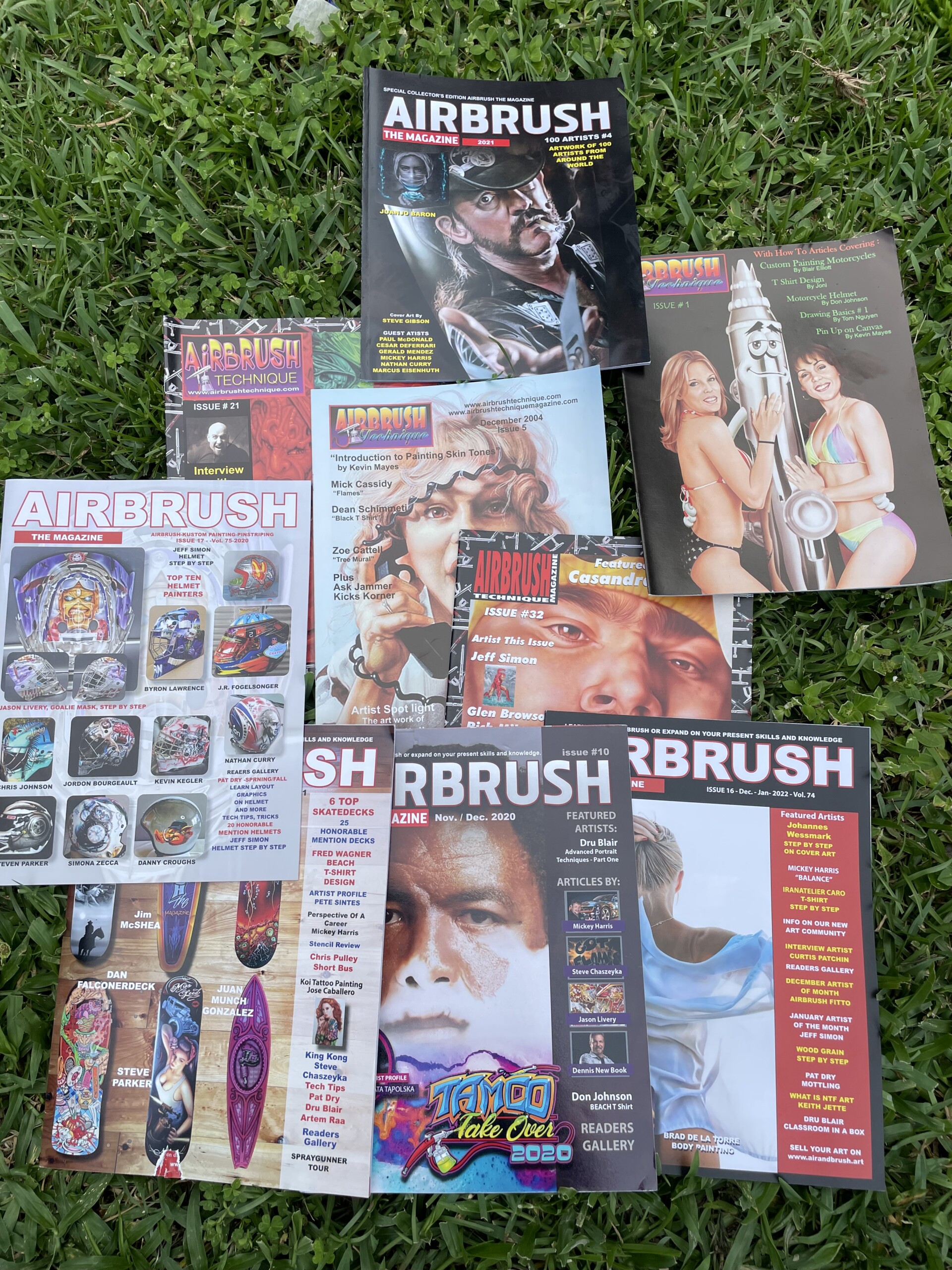 airbrush magazine old back issues sales