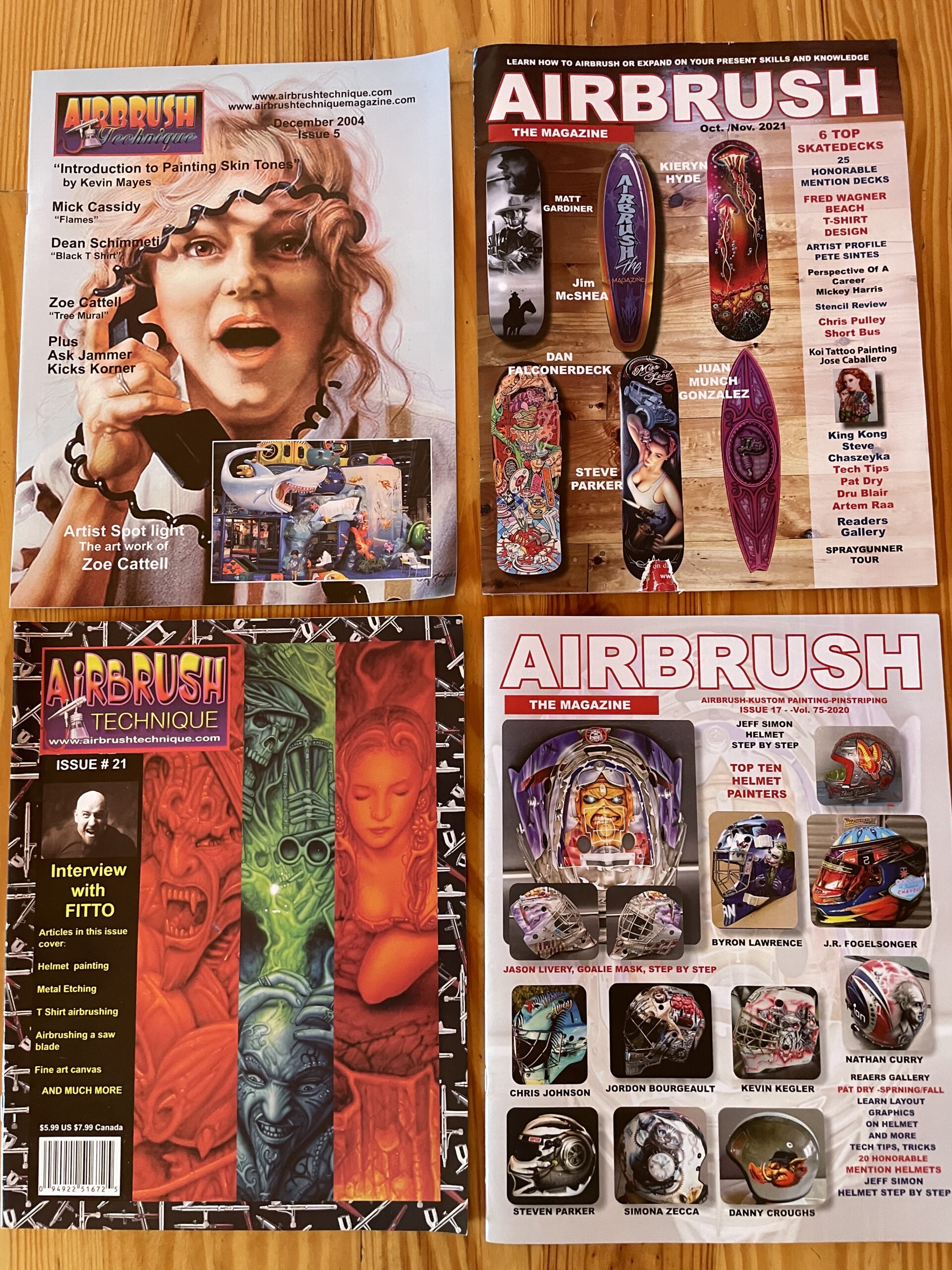 airbrush magazine old back issues sales